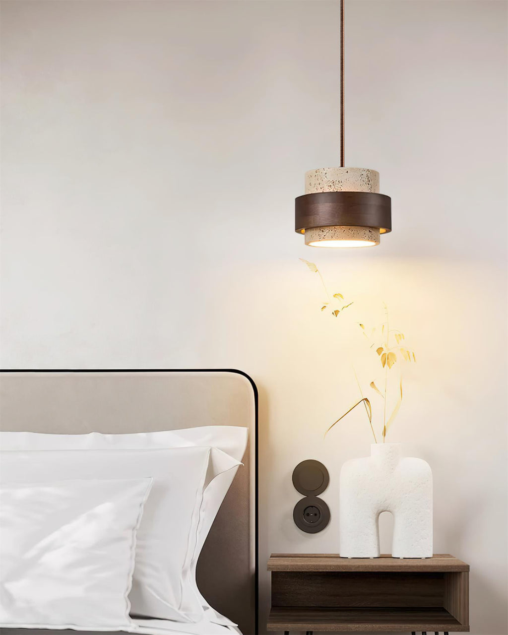 Cole Travertine Pendant Light