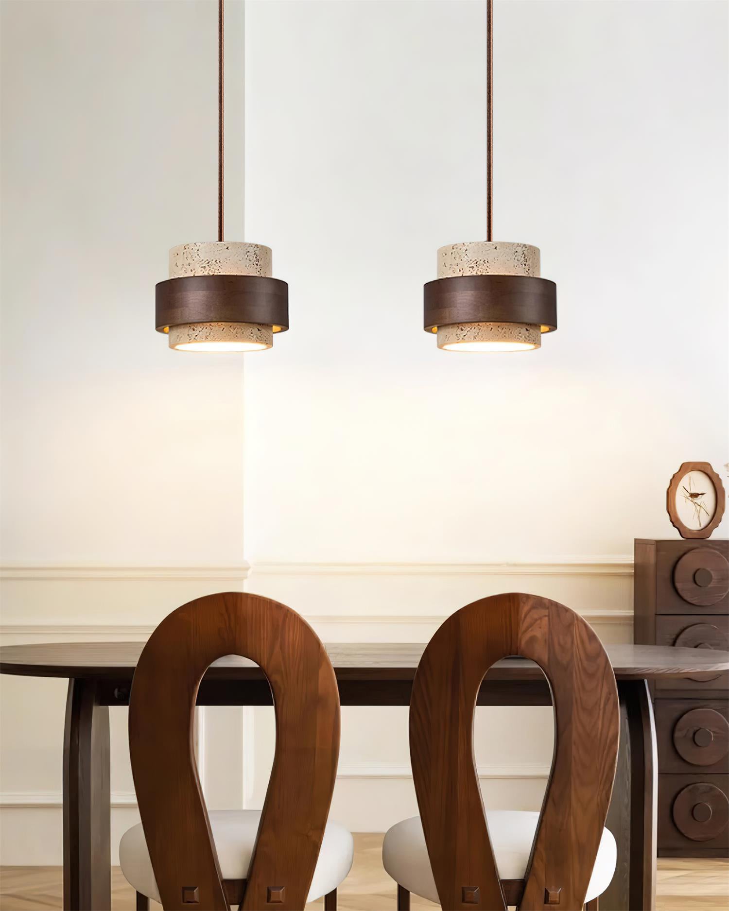 Cole Travertine Pendant Light