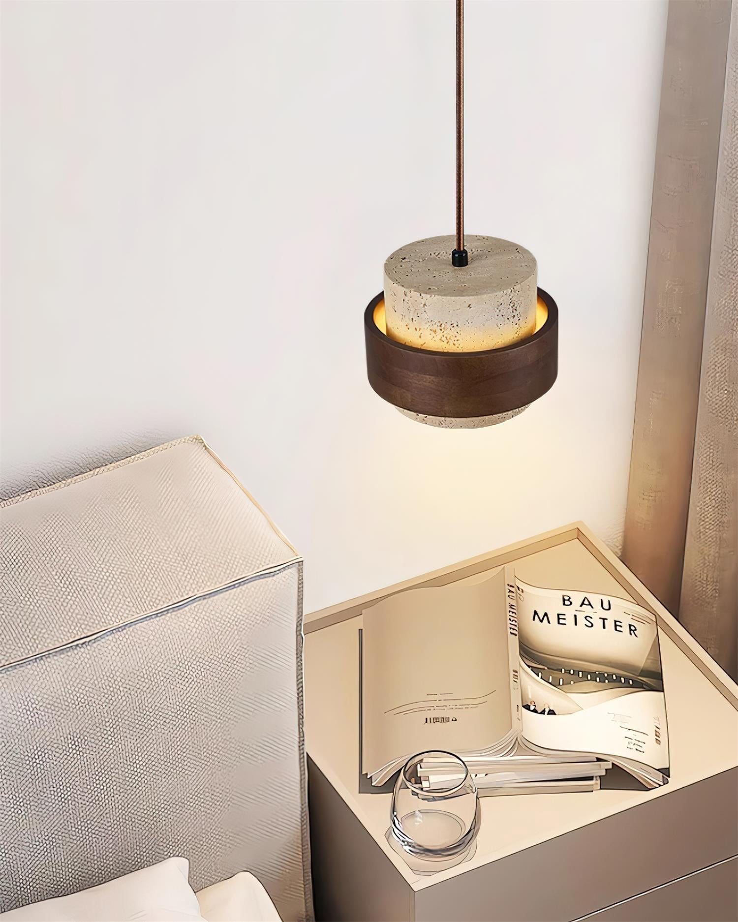 Cole Travertine Pendant Light