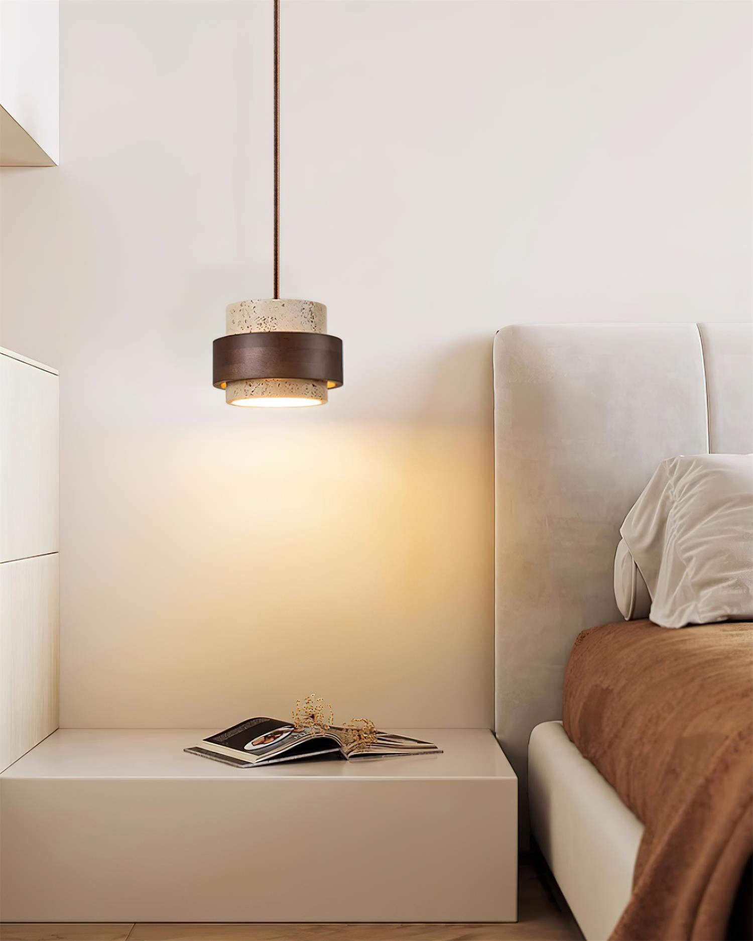Cole Travertine Pendant Light