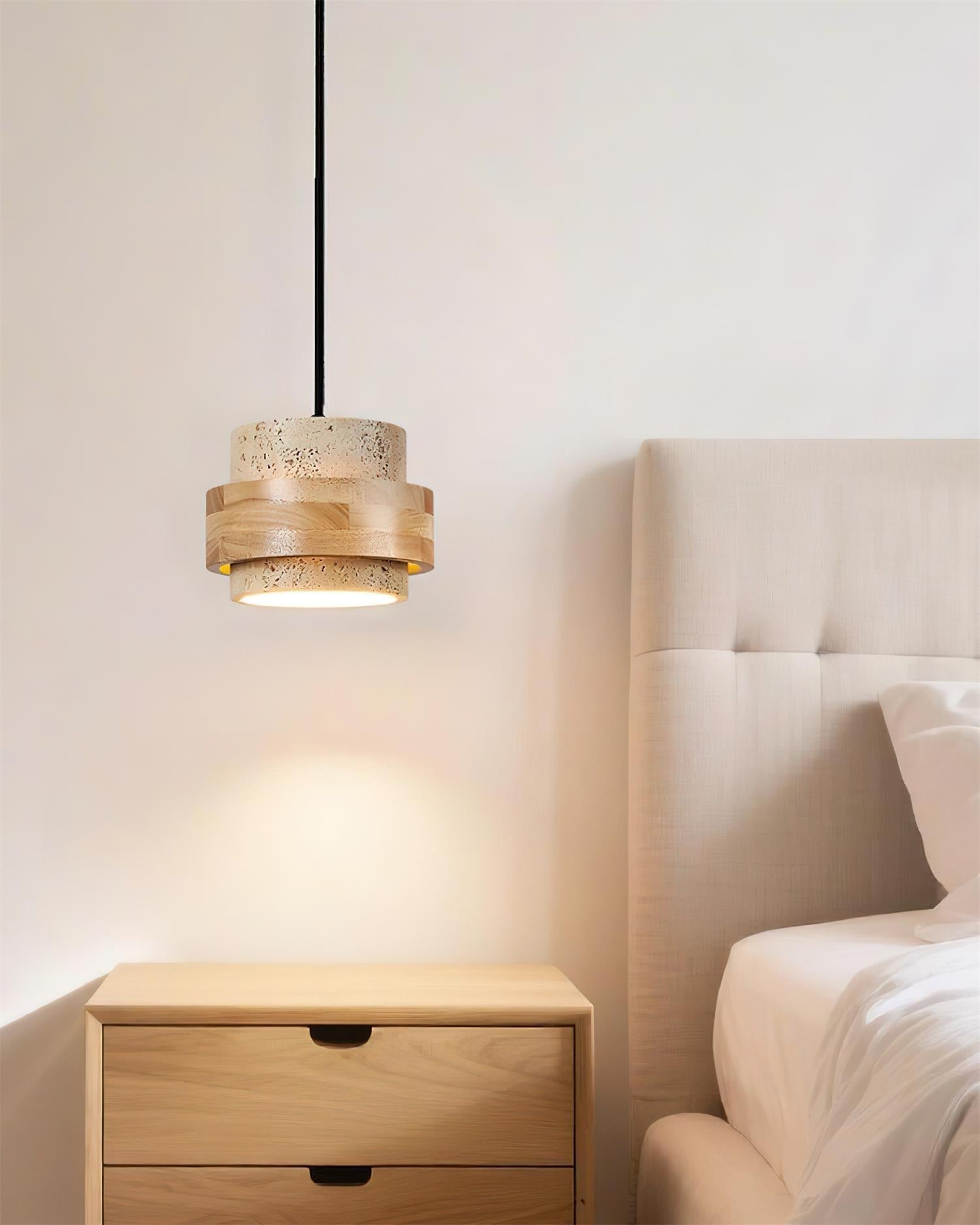 Cole Travertine Pendant Light