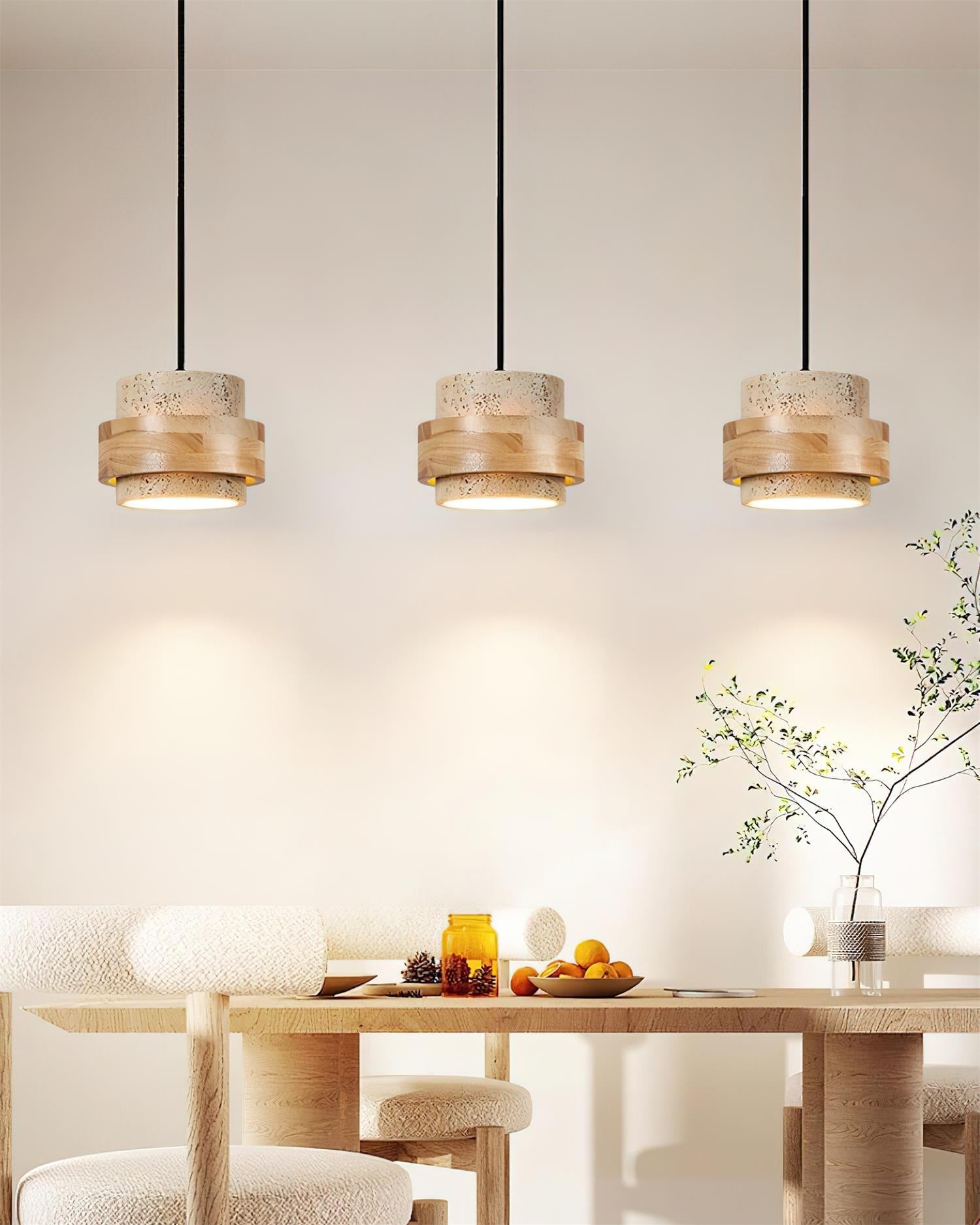 Cole Travertine Pendant Light