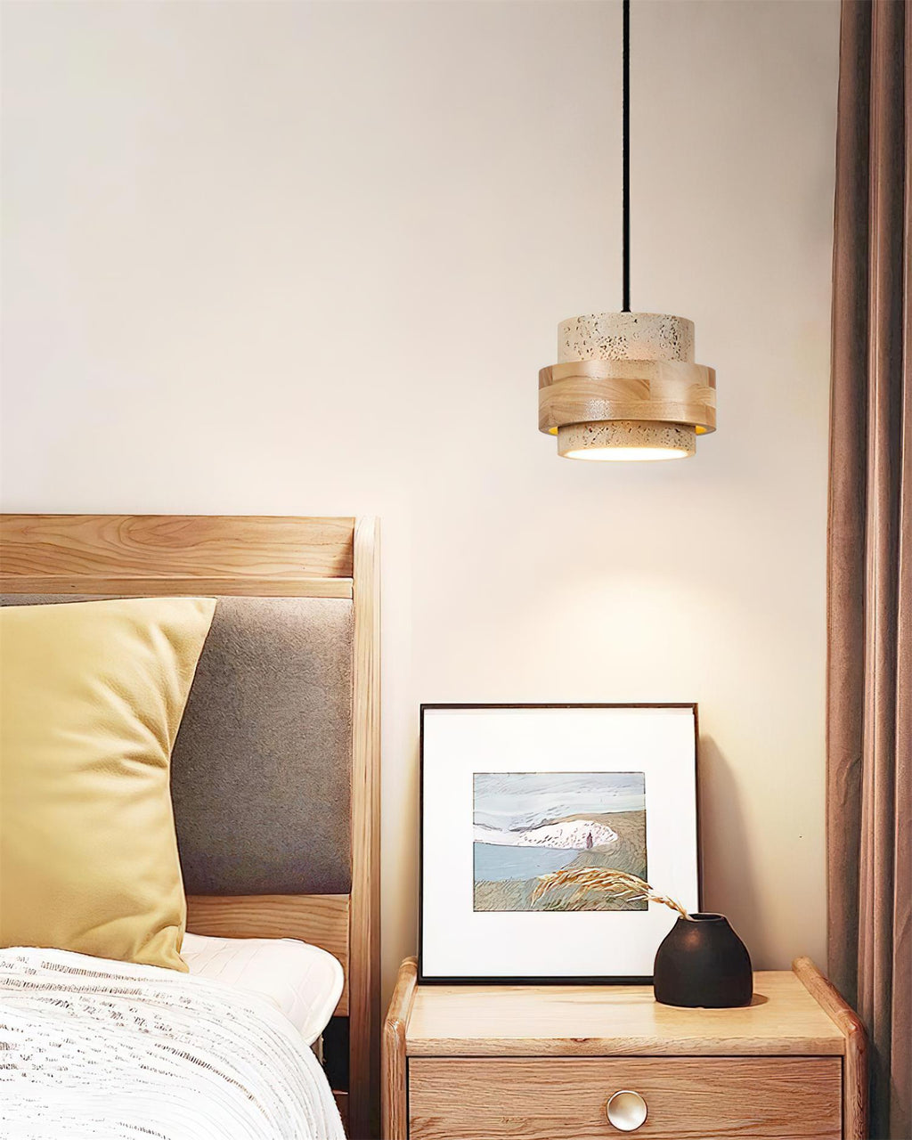 Cole Travertine Pendant Light
