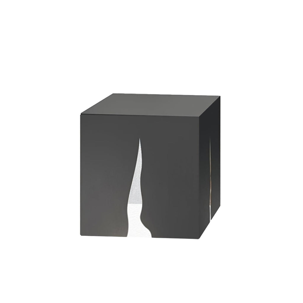Crack Cube Sculpted Garden Light