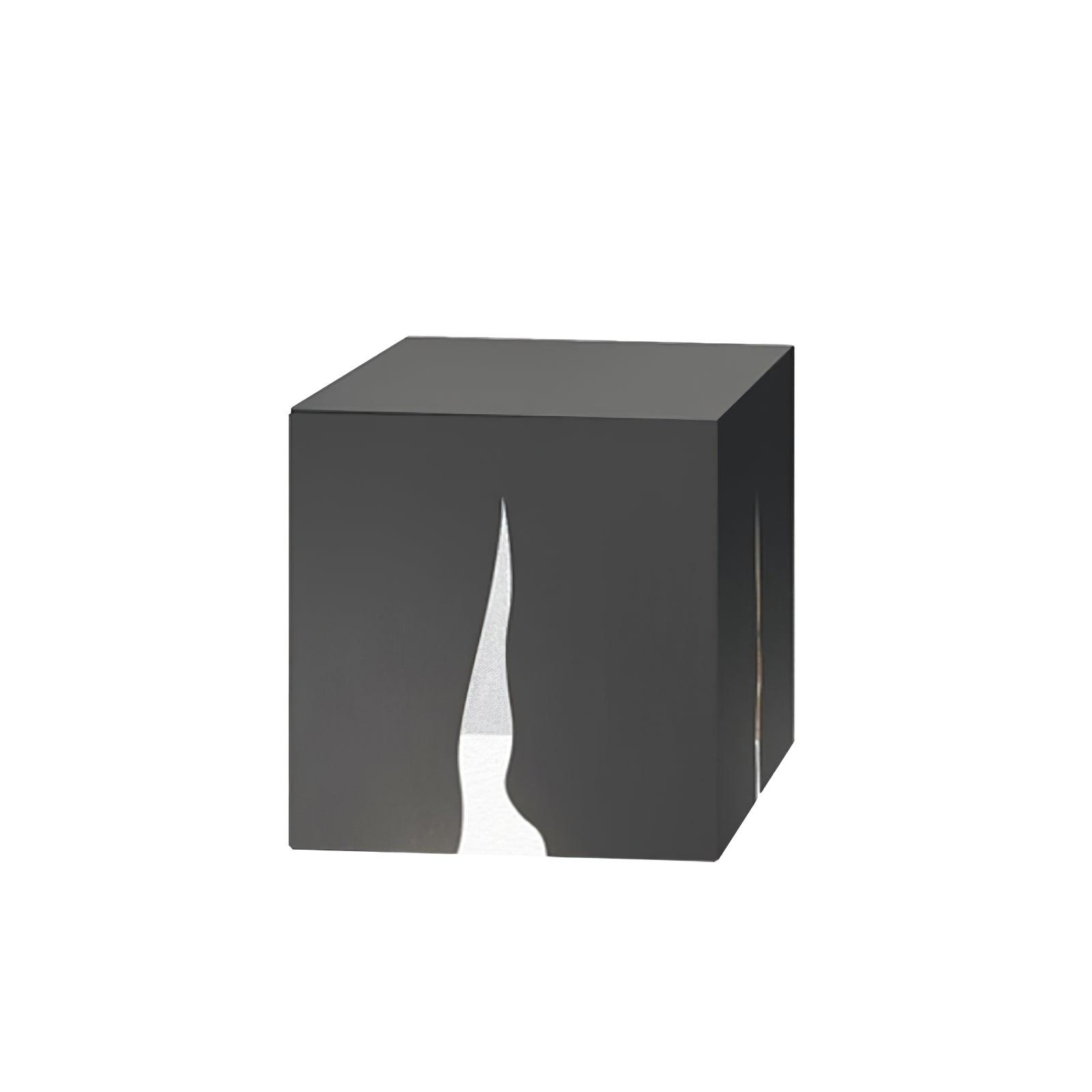 Crack Cube Sculpted Garden Light