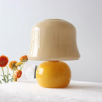 Luxury Cream Mushroom Table Lamp