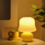 Luxury Cream Mushroom Table Lamp