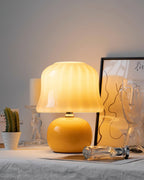 Luxury Cream Mushroom Table Lamp