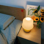 Luxury Cream Mushroom Table Lamp