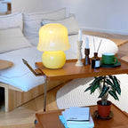 Luxury Cream Mushroom Table Lamp