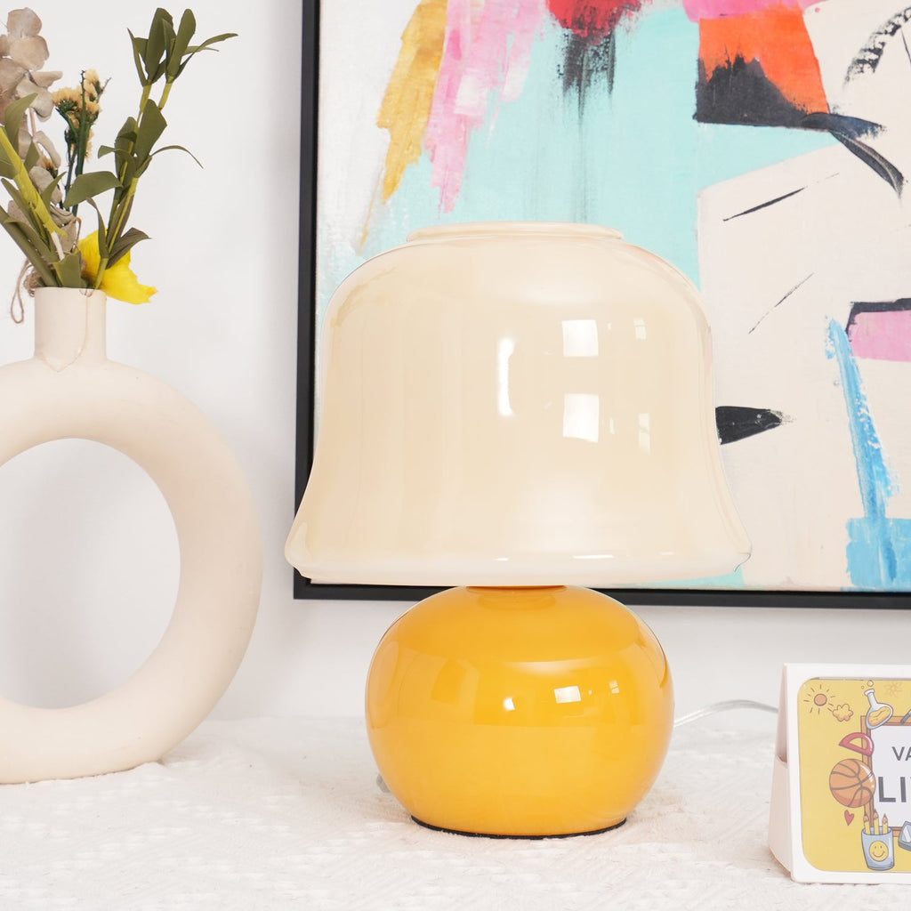 Luxury Cream Mushroom Table Lamp