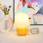 Luxury Cream Mushroom Table Lamp