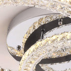 Contemporary Crystal Ceiling Light