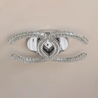 Contemporary Crystal Ceiling Light