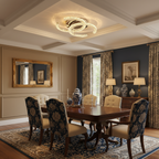 Contemporary Crystal Ceiling Light