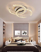 Contemporary Crystal Ceiling Light