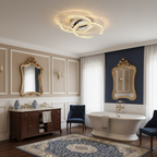 Contemporary Crystal Ceiling Light
