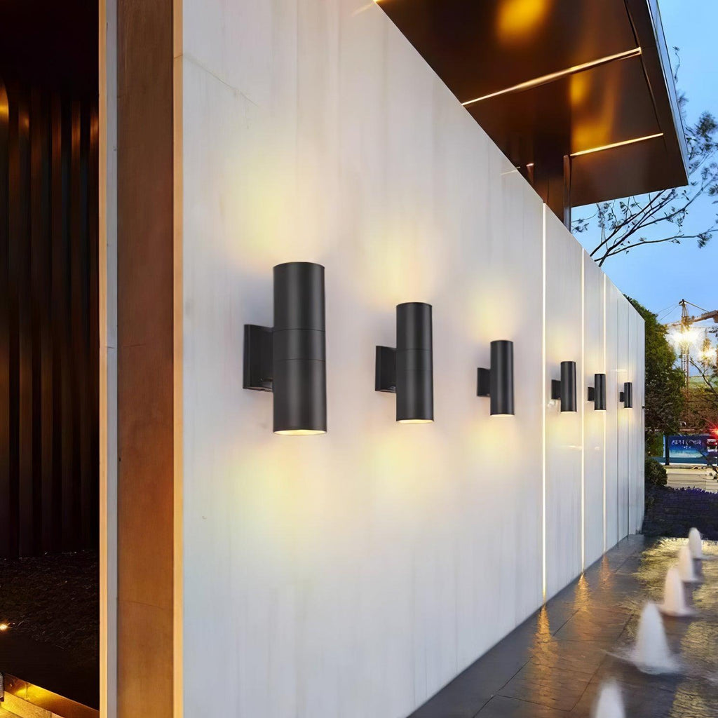 Noir Column Outdoor Light