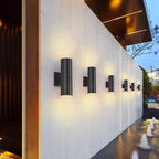 Noir Column Outdoor Light