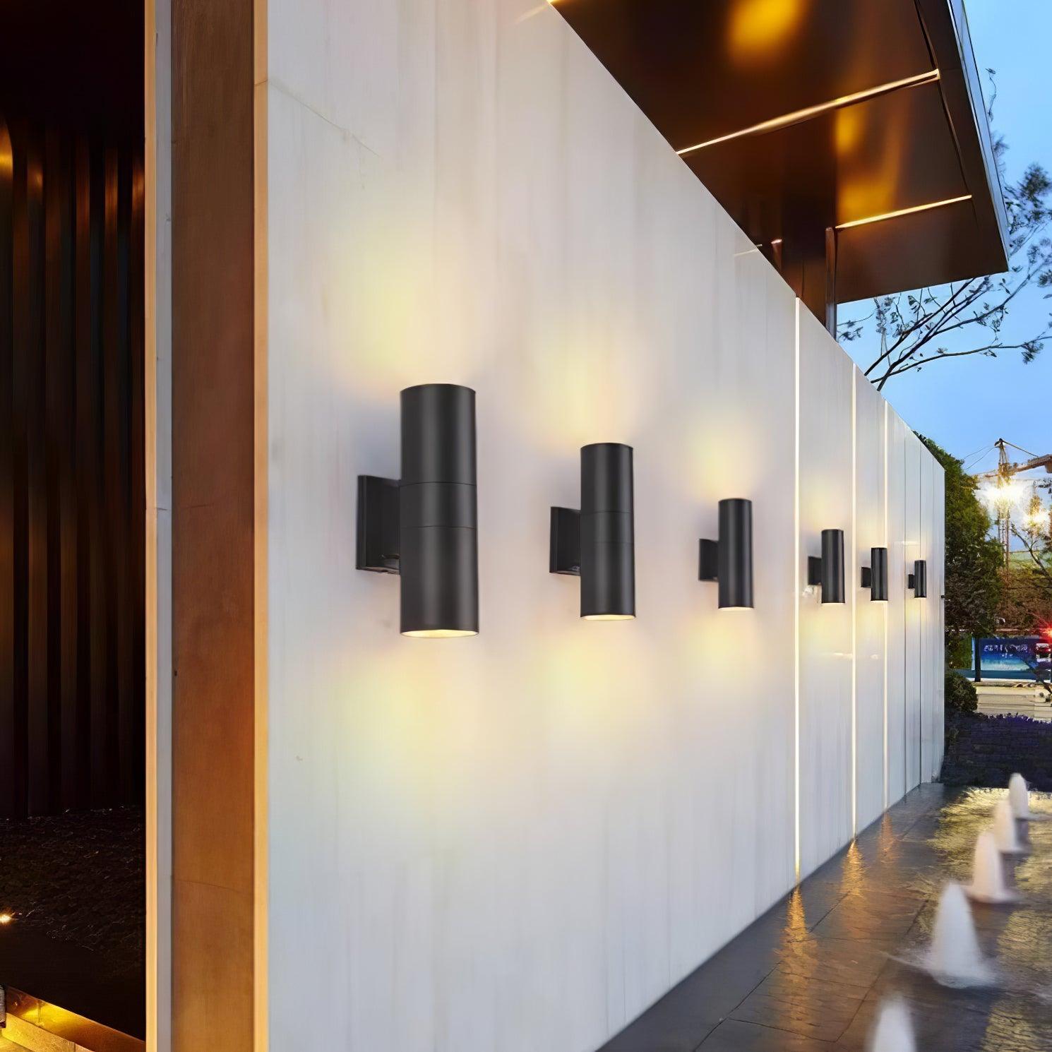 Noir Column Outdoor Light