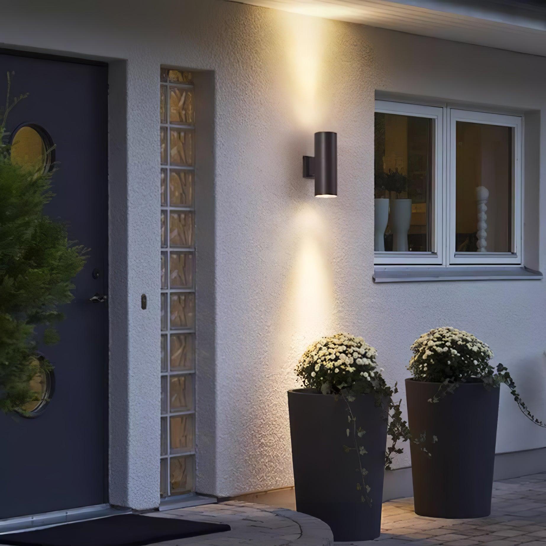 Noir Column Outdoor Light