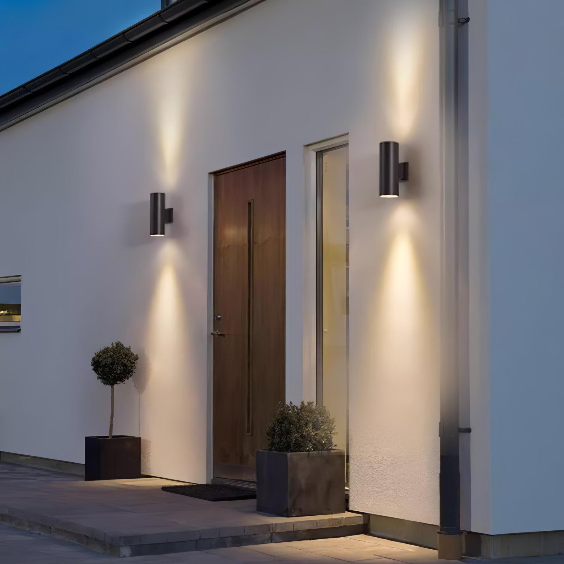 Noir Column Outdoor Light
