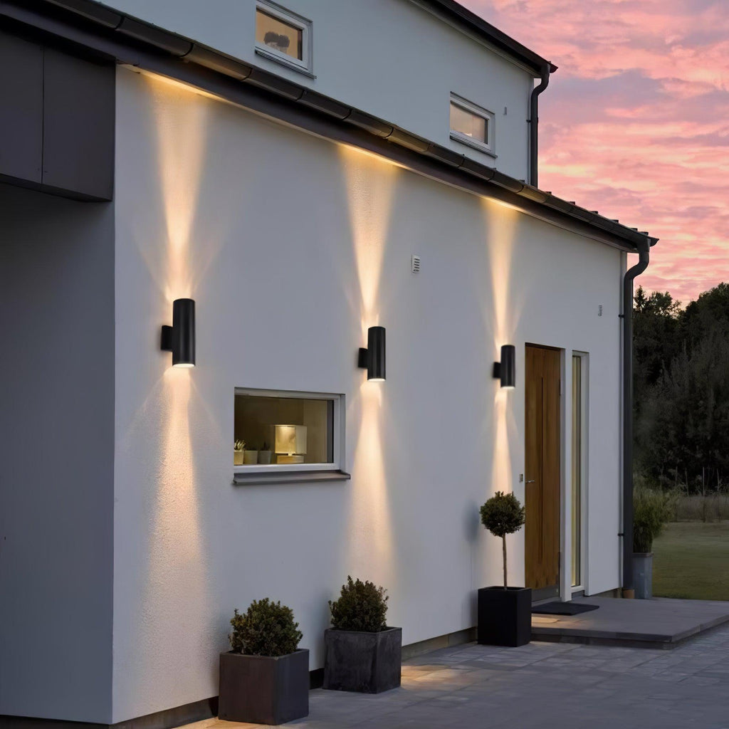 Noir Column Outdoor Light