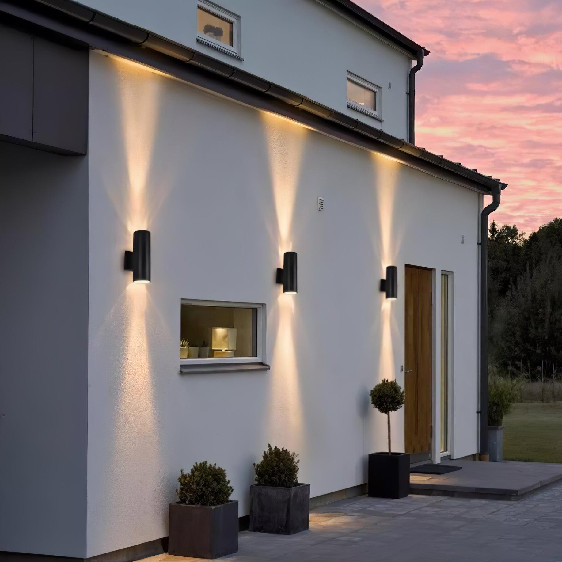 Noir Column Outdoor Light