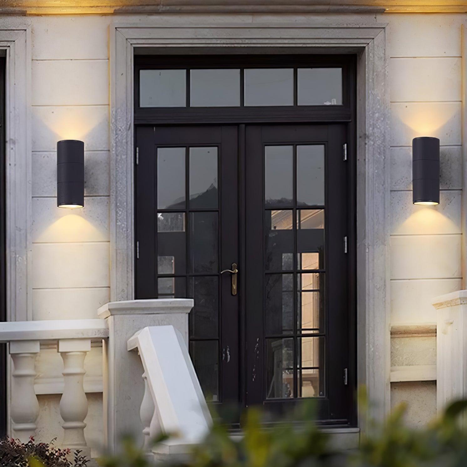 Noir Column Outdoor Light