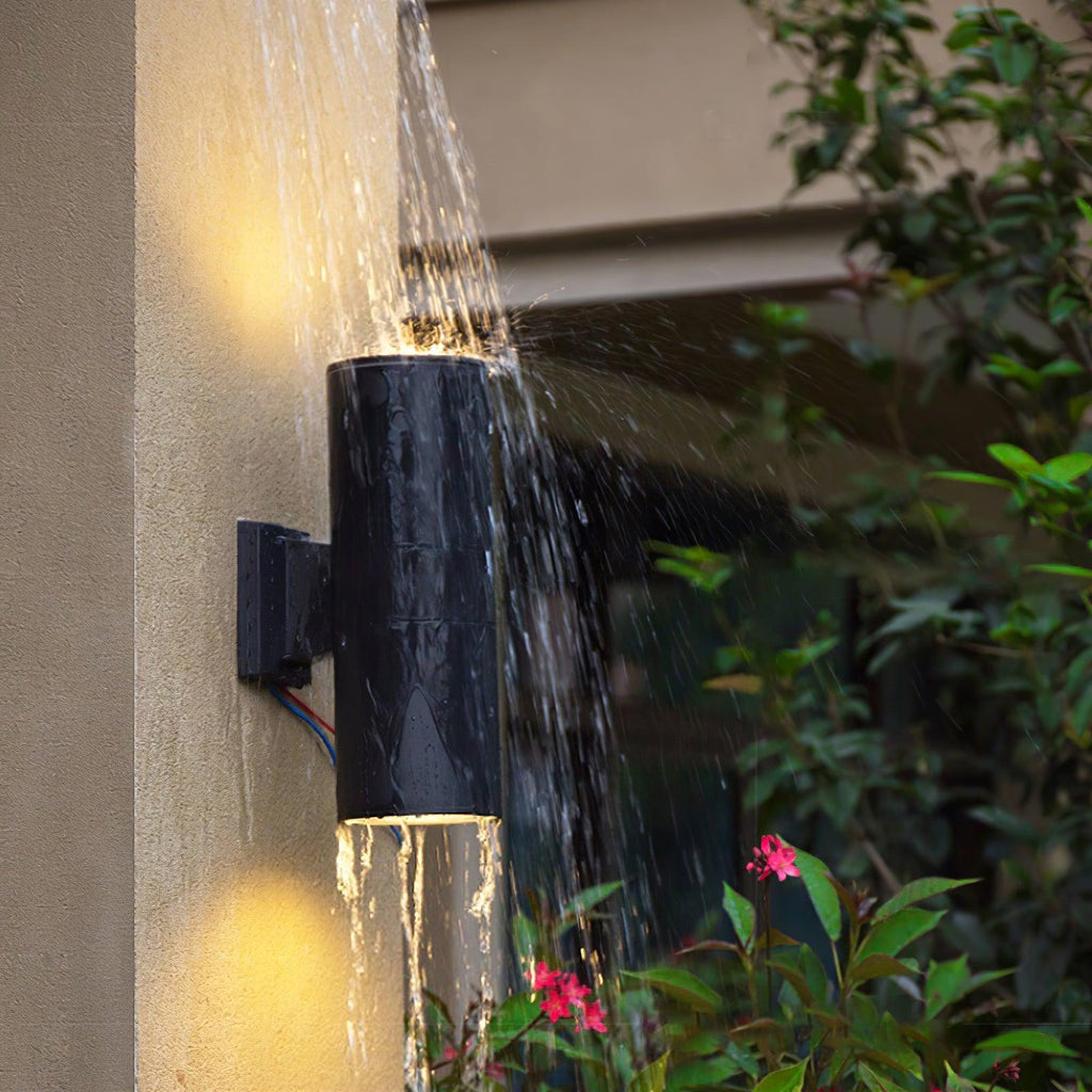 Noir Column Outdoor Light
