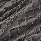 Tufted comforter detail, Dark Grey
