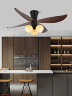 Arbora Bloom Petal Wood Ceiling Fan Light