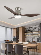 Aeronix Minimalist Walnut Ceiling Fan Light