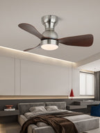 Civico Spin Designer Walnut Ceiling Fan Light