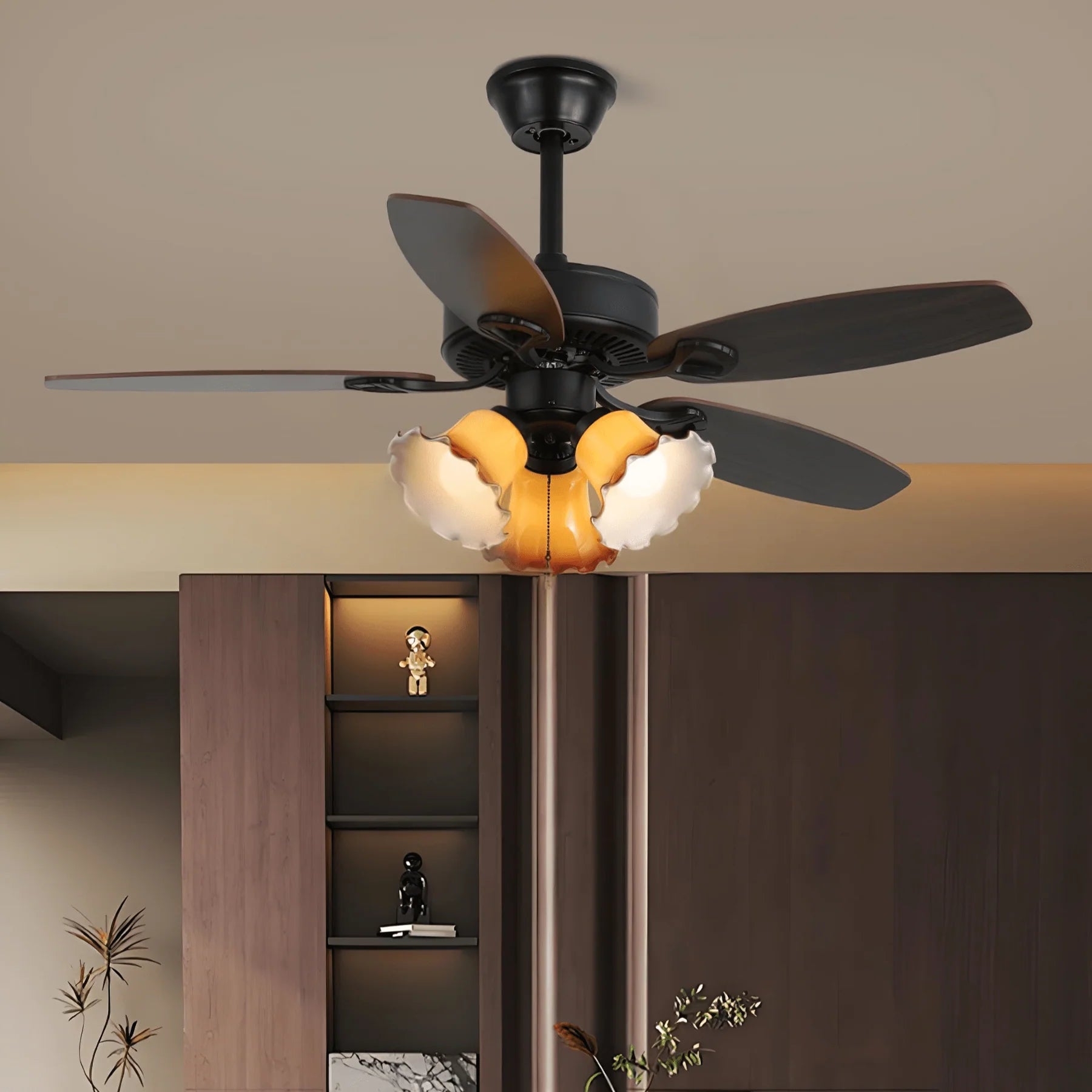 Calantha Bloom Sculptural Glass Ceiling Light