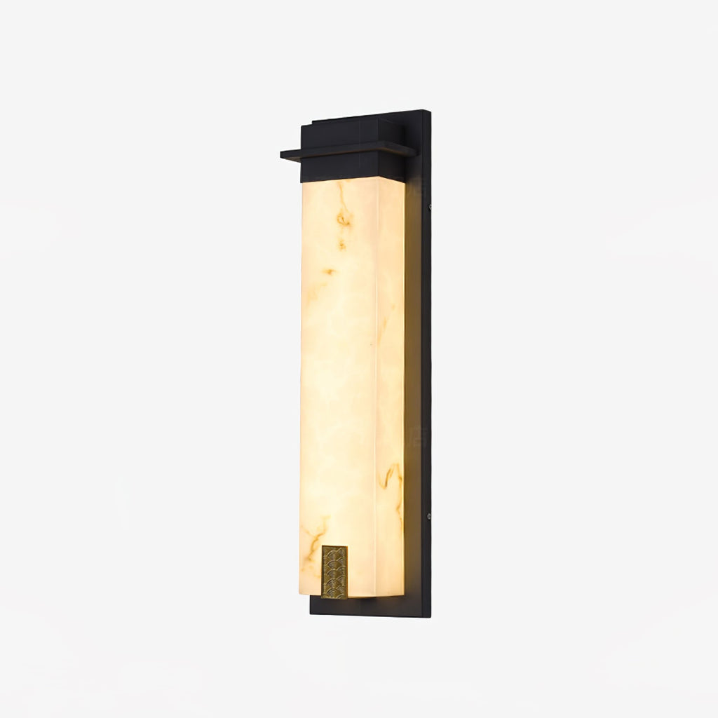 Delaney Alabaster Geo Wall Light