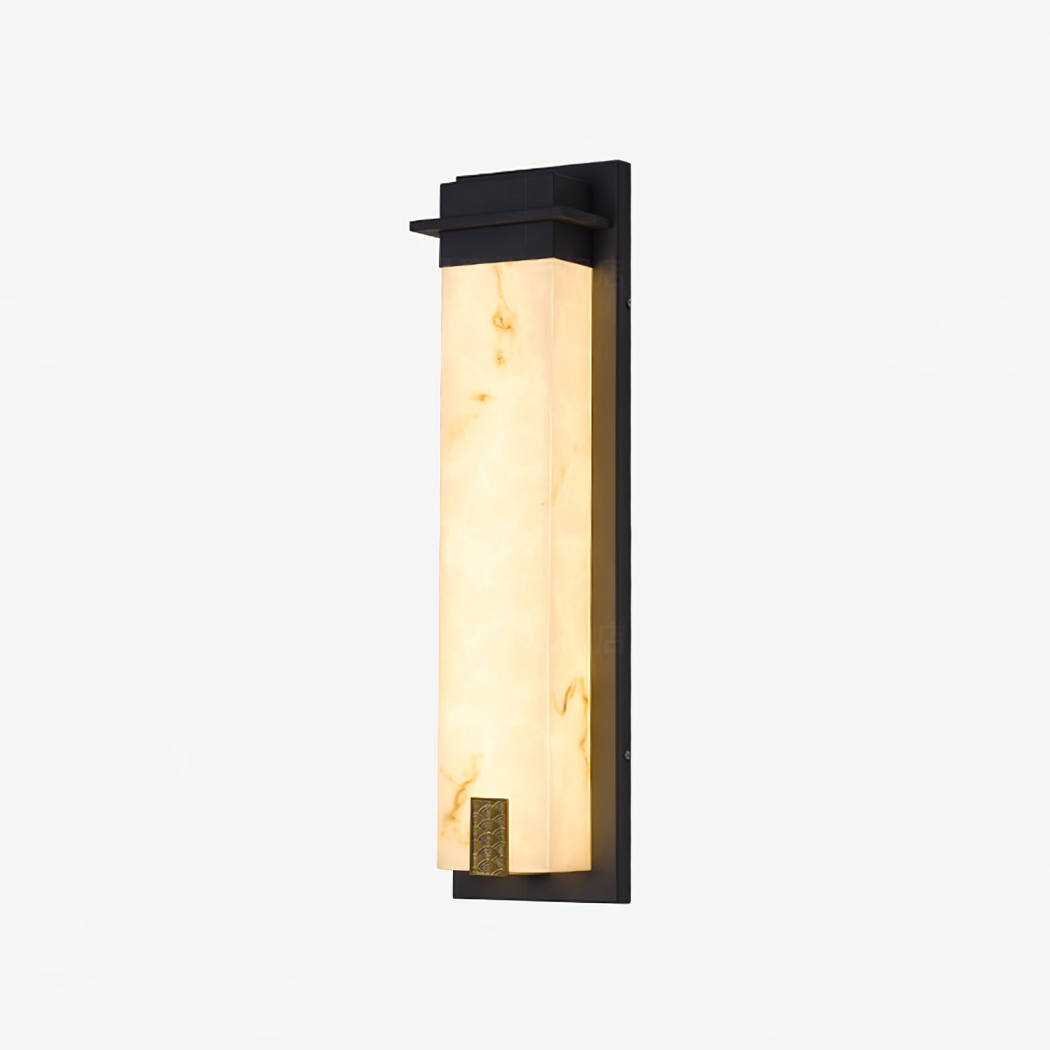 Delaney Alabaster Geo Wall Light