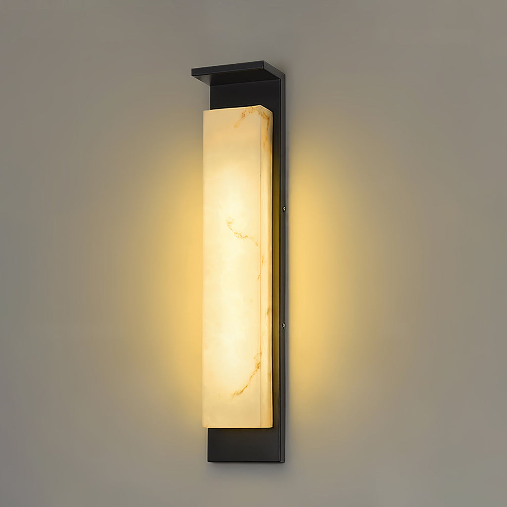 Delaney Alabaster Geo Wall Light