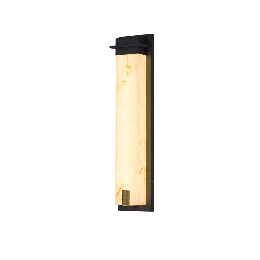 Delaney Alabaster Geo Wall Light