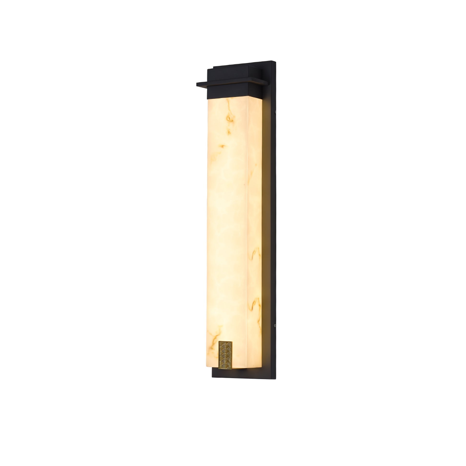 Delaney Alabaster Geo Wall Light