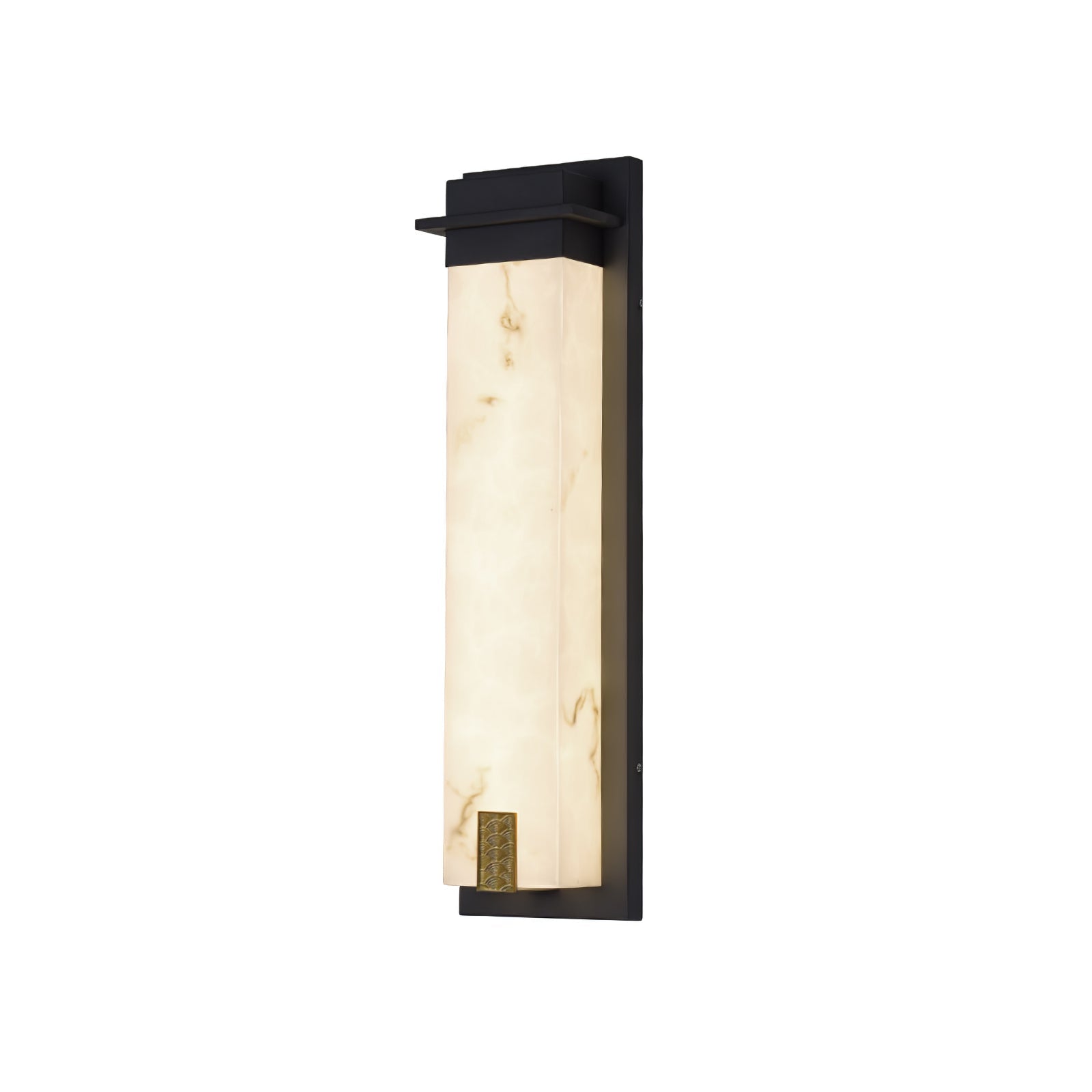 Delaney Alabaster Geo Wall Light