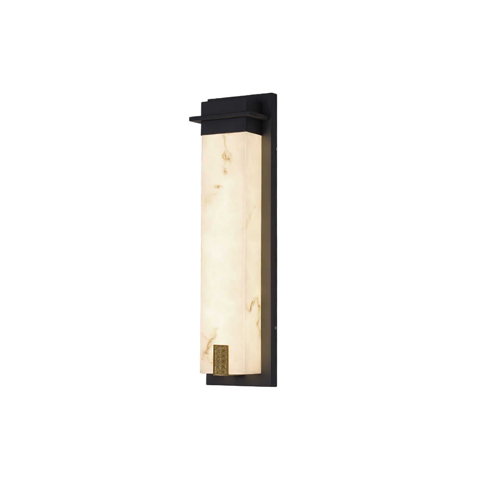 Delaney Alabaster Geo Wall Light