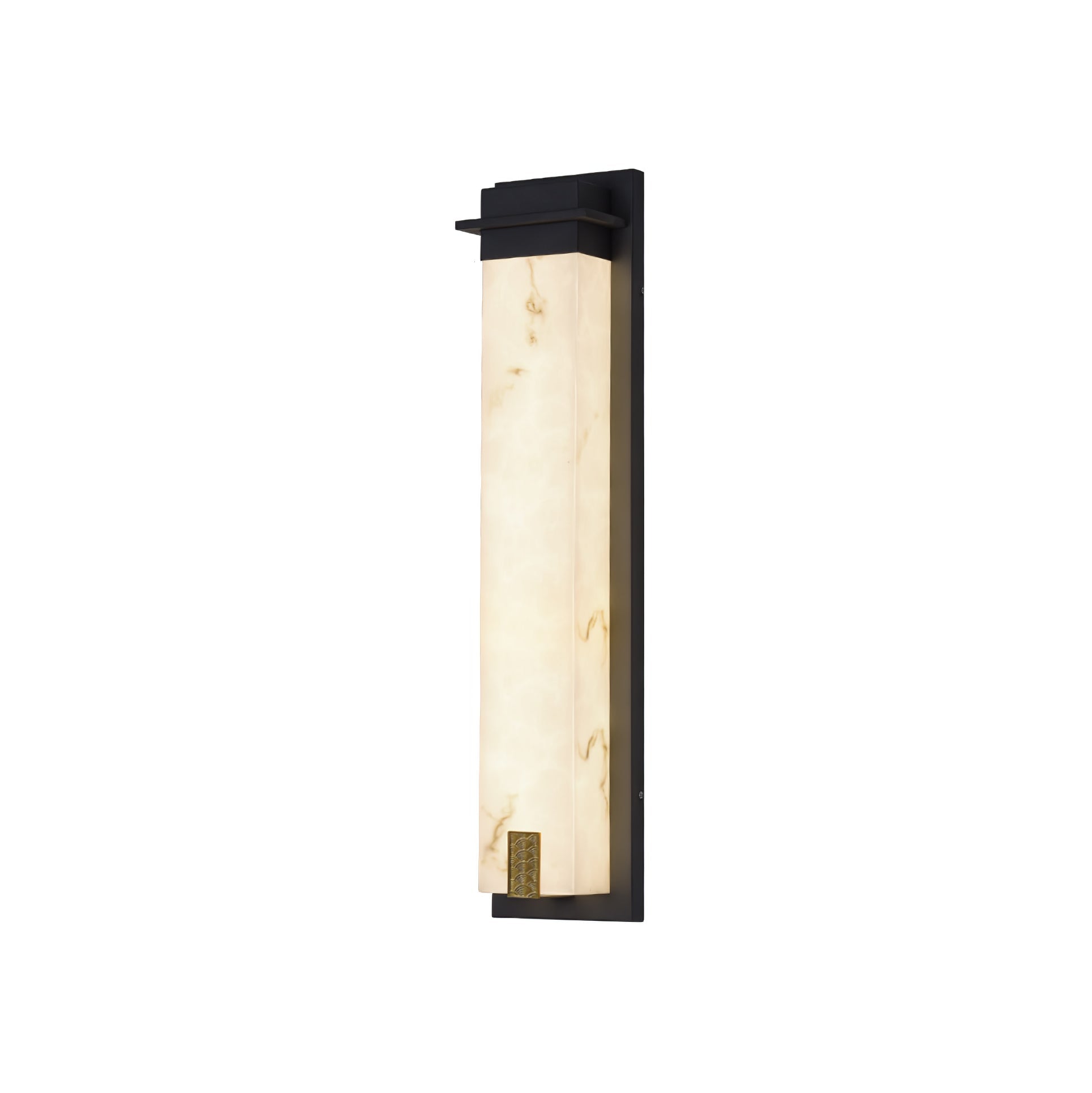 Delaney Alabaster Geo Wall Light