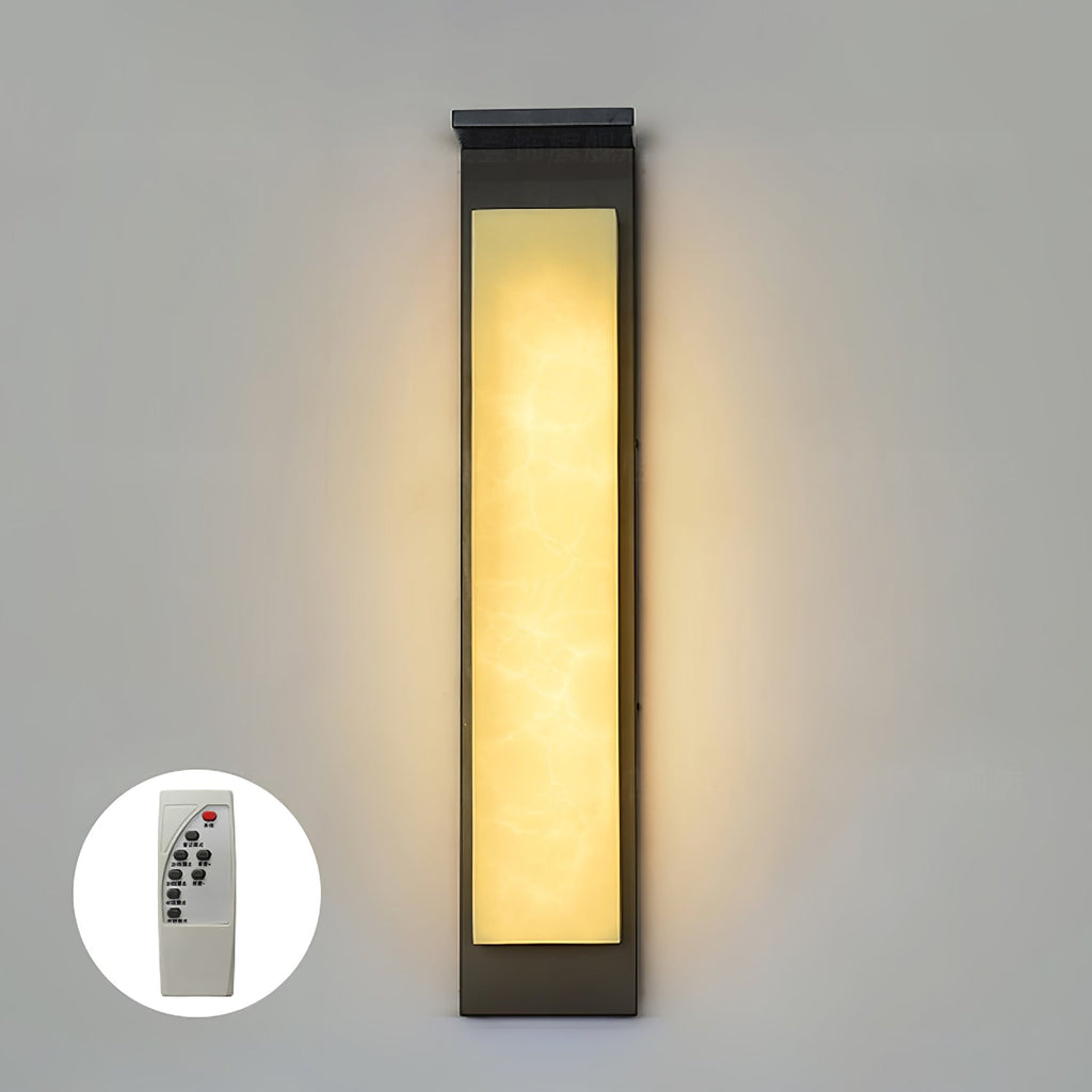 Delaney Alabaster Geo Wall Light