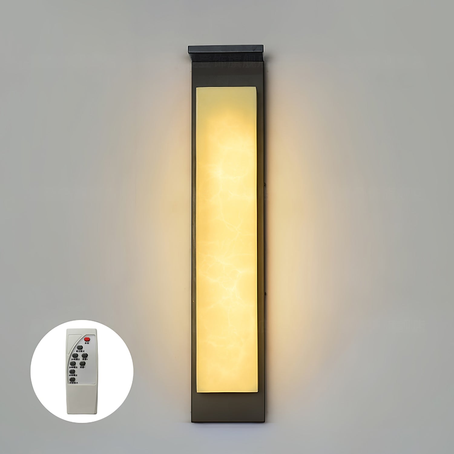 Delaney Alabaster Geo Wall Light
