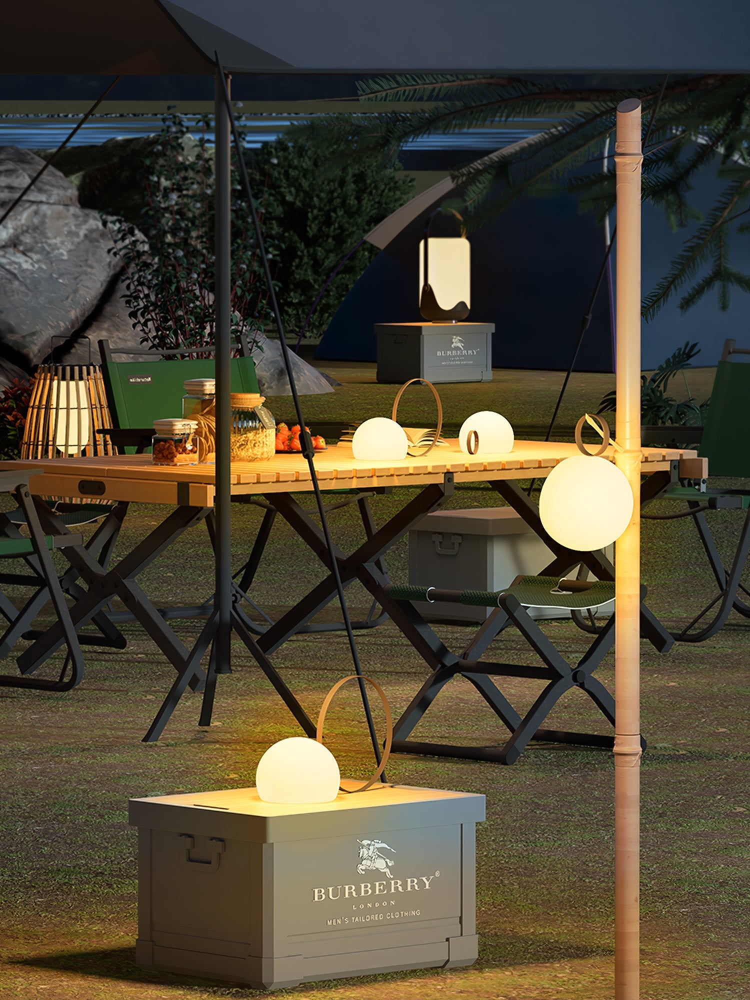 Dome Orbit Portable Lamp