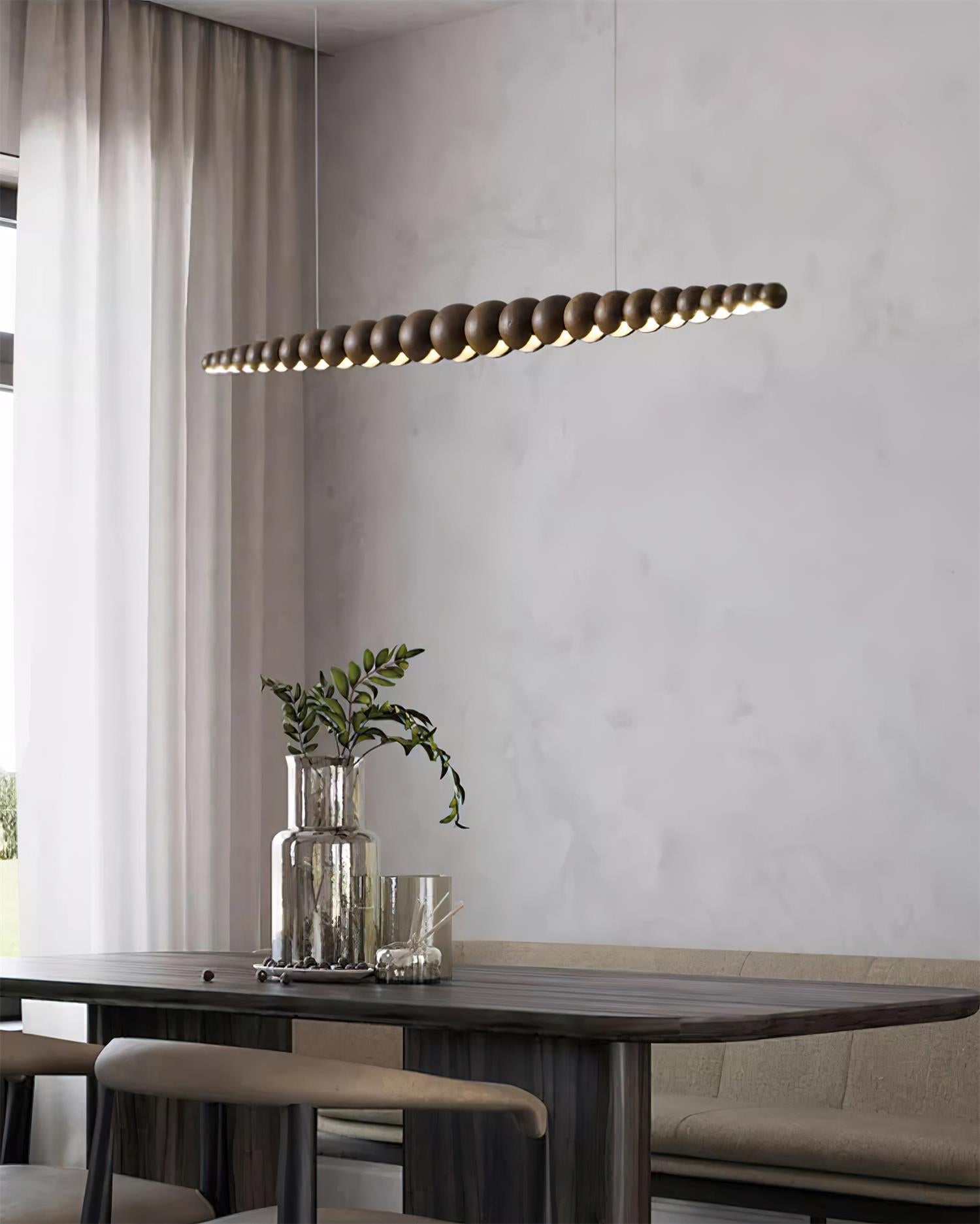 Filamento Sculpted Linear Chandelier