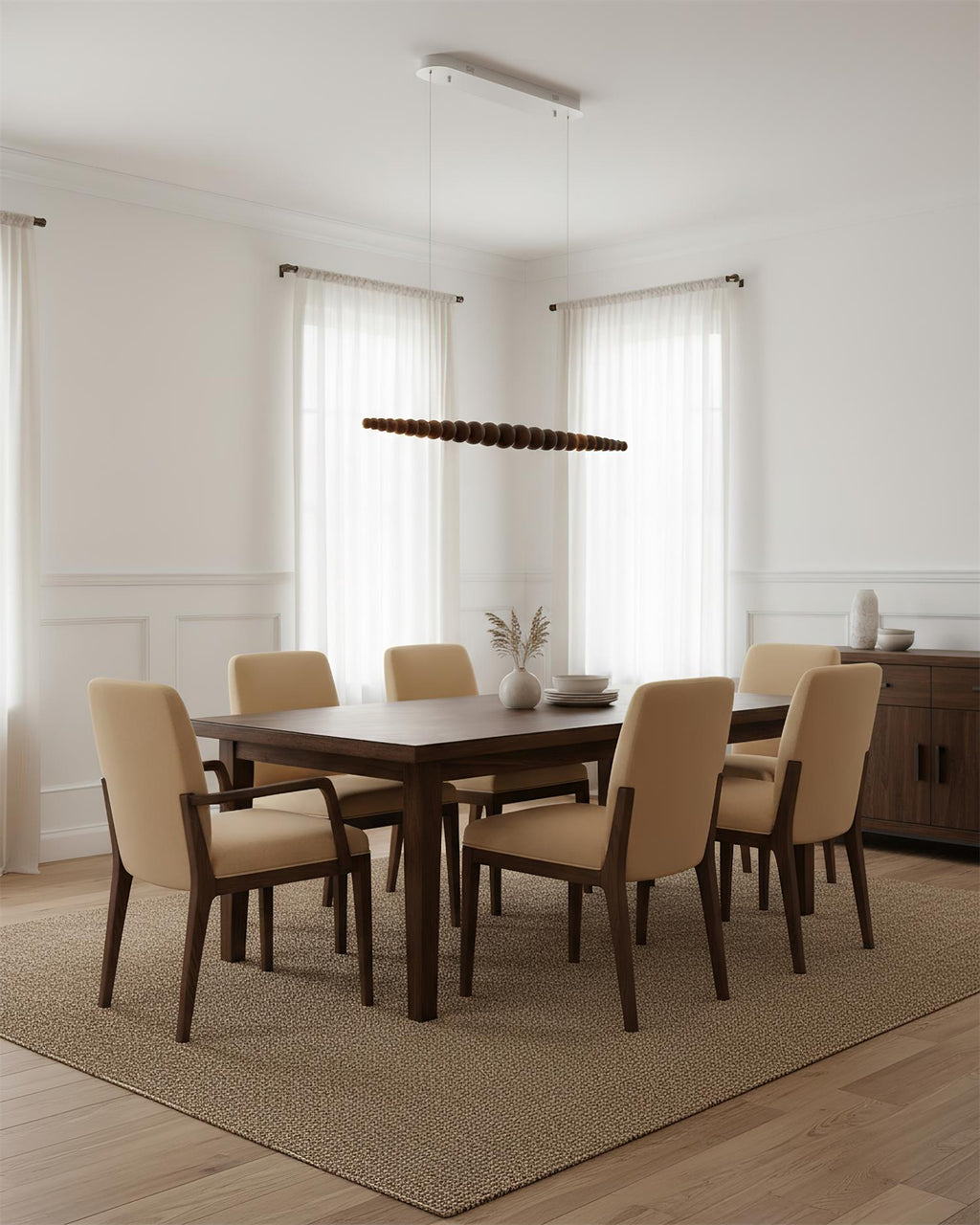 Filamento Sculpted Linear Chandelier