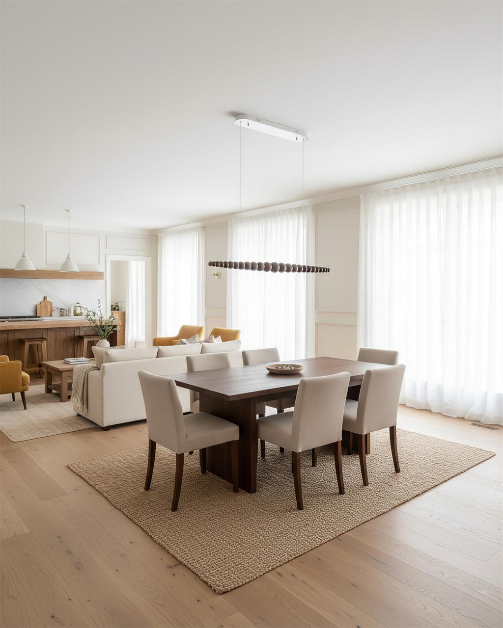 Filamento Sculpted Linear Chandelier