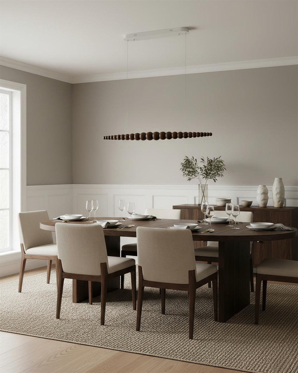 Filamento Sculpted Linear Chandelier